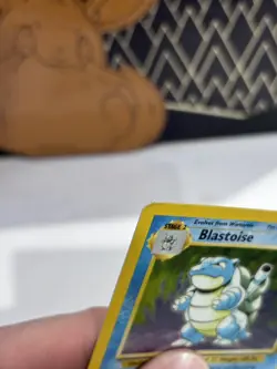 Pokemon TCG Blastoise Base Set Holo Rare Card 2/102 MP - Image 3