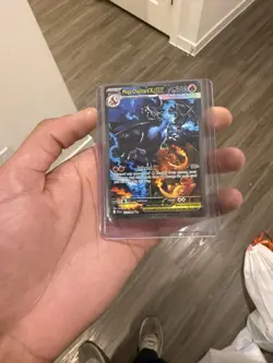 Pokemon TCG Charizard EX Holo Full Art Rare Card 125/094 Me02: Phantasmal Flames - Image 5