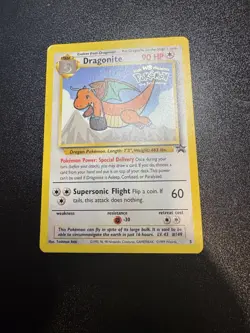 Dragonite #5 Black Star Promo NM/LP Pokemon Card WOTC 1999 WB First Movie - Image 1