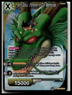 Dragon Ball Super Foil Card Son Goku, Forever in our Memories NM-M - Image 1