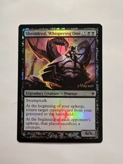 Sheoldred, Whispering One - FOIL PROMO Prerelease - MTG New Phyrexia - MP - Image 1