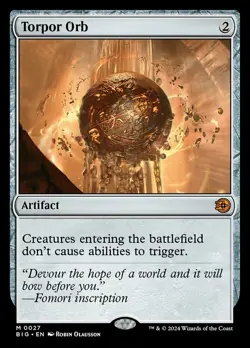 [1x] Torpor Orb - Near Mint, English - Outlaws Singles MTG Magic - Image 1