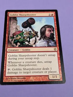 MTG Magic: Commander 2013: Goblin Sharpshooter #111/356 Rare - LP - Image 1