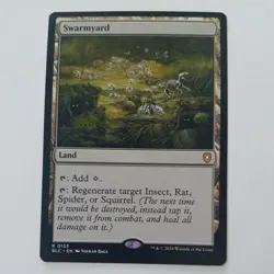 MTG Swarmyard Land Bloomburrow - NM - Image 1