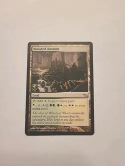 Wooded Bastion [Shadowmoor] Magic the Gathering LP MTG - Image 1