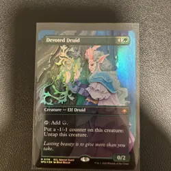 Devoted Druid (Borderless Foil) Special Guest 0138 Lorwyn Eclipsed ECL MTG NM/M - Image 1