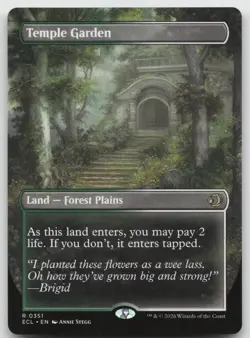 Temple Garden (Borderless) R Normal Lorwyn Eclipsed 351 NM - Image 1