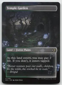 Temple Garden (Borderless) R Normal Lorwyn Eclipsed 351 NM - Image 2