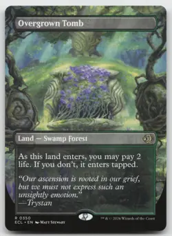 Overgrown Tomb (Borderless) R Normal Lorwyn Eclipsed 350 NM - Image 1