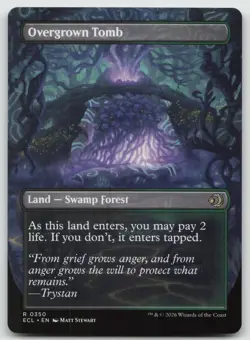 Overgrown Tomb (Borderless) R Normal Lorwyn Eclipsed 350 NM - Image 2