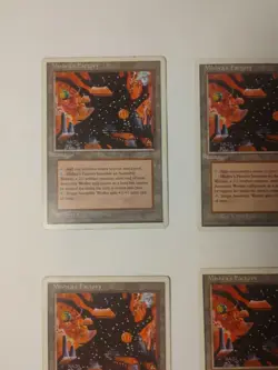 4 X 4th Edition Mishra's Factory MTG TCG CCG Fourth - Image 2