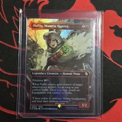 MTG x Final Fantasy YUFFIE, MATERIA HUNTER 470 Borderless Track Foil - Image 1