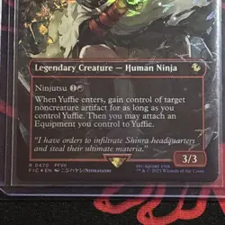 MTG x Final Fantasy YUFFIE, MATERIA HUNTER 470 Borderless Track Foil - Image 3