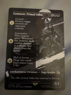 Summon: Primal Odin (Borderless) Final Fantasy Regular - Image 1