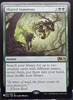 Shared Summons #193 The List - Core Set 2020 Regular Rare - Image 1