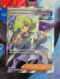 Ciphermaniac's Codebreaking 198/162 Temporal Forces NM Pokemon - Image 1