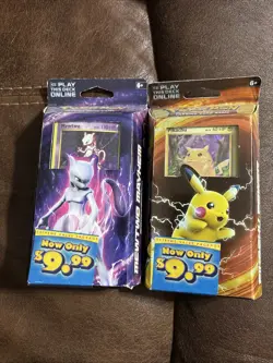 Pokemon XY Evolutions Mewtwo & Pikachu Mayhem Theme Deck - Image 1