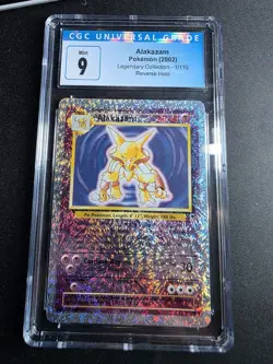 Alakazam Reverse Holo Rare | CGC 9 | Legendary Collection | #1 | TCG | Pokemon - Image 1