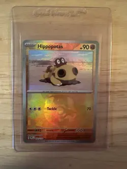 Hippopotas 052/131 Master Ball Prismatic Evolutions Pokemon TCG - Image 1