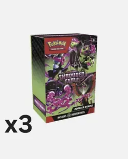 Shrouded Fable Booster Bundle x3 Pokemon TCG New & Sealed Set - Image 1