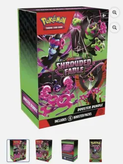 Shrouded Fable Booster Bundle x3 Pokemon TCG New & Sealed Set - Image 2