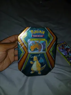 Pokemon Tcg 2020 Dragonite Tin w/ 10 Mini Packs SEALED + Unified Minds Mini Pack - Image 1