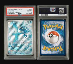 2025 POKEMON JTG EN-JOURNEY TOGETHER ILLUSTRATION RARE #161 ARTICUNO PSA 10 - Image 3