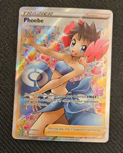 Phoebe (Full Art) 161/163 Swsh05: Battle Styles Holo pokemon - Image 1