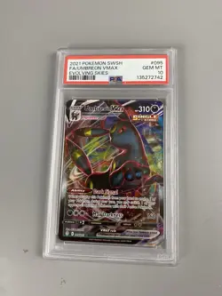2021 POKEMON SWORD & SHIELD EVOLVING SKIES #095 FULL ART/UMBREON VMAX PSA 10 - Image 1