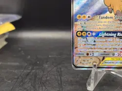 Pokemon Raichu & Alolan Raichu GX 221/236 Tag Team Alt Art Unified Minds Read - Image 4