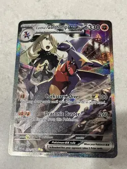 Pokemon TCG Cynthia's Garchomp EX UNGRADED Full Art 232/182 Mint condition - Image 1