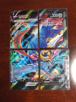 2021 Pokemon Tcg Zacian V-union Lot Of All Four Parts Galar Swsh163-166 Korean - Image 1