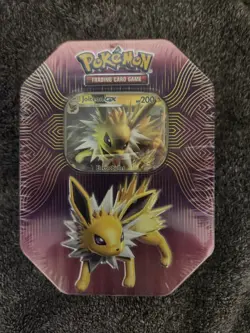 Pokemon TCG Elemental Power Tin Featuring Jolteon-GX Sealed - Image 1