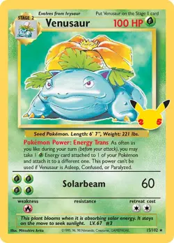 Venusaur - 15/102 - Celebrations Classic Collection - NM - Pokemon - Read Desc. - Image 1