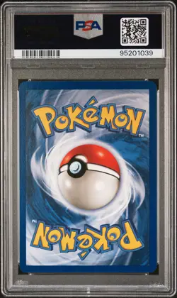 1999 POKEMON FOSSIL 1ST ED #60 GAMBLER PSA 9 - Image 2