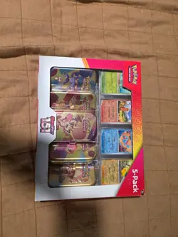Pokemon TCG Scarlet & Violet 151 Mini Tins 5-Pack Costco Bundle Box New - Image 1