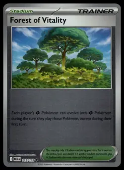 Forest of Vitality #117/132 ME01: Mega Evolution Reverse Holo Pokemon - Image 1