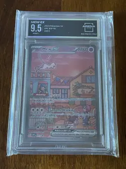 Mew EX 053/165 151 Ultra-premium Collection Pokemon Arena Club 9.5 - Image 1