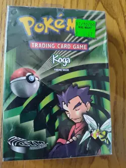 Pokemon Koga Theme Deck, Gym Challenge Set, WOTC, 2000, NEW & SEALED - Image 1