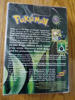 Pokemon Koga Theme Deck, Gym Challenge Set, WOTC, 2000, NEW & SEALED - Image 2