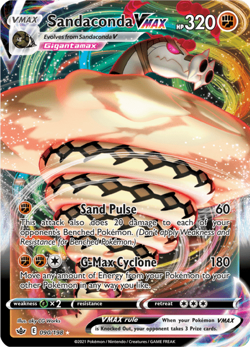 Sandaconda VMAX 090/198 Ultra Rare Chilling Reign Pokemon TCG Near Mint - Image 1