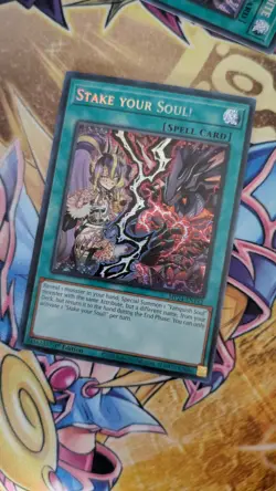 Stake your Soul! - MP24-EN142 - Prismatic Secret Rare - 1st Edition NM YuGiOh! - Image 1