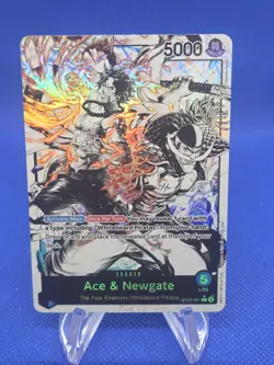 One Piece Starter Deck 22: Ace & Newgate ST22-001 Parallel Alternate Alt Leader - Image 1
