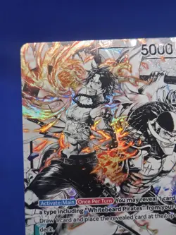 One Piece Starter Deck 22: Ace & Newgate ST22-001 Parallel Alternate Alt Leader - Image 3
