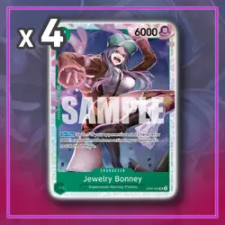 Jewelry Bonney OP07-026 Super Rare 500 Years in the Future ONE PIECE TCG x4 - Image 1