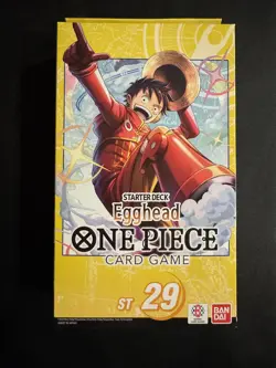 One Piece Tcg Egghead Starter Deck [ST29] English Version Brand New And Sealed! - Image 1