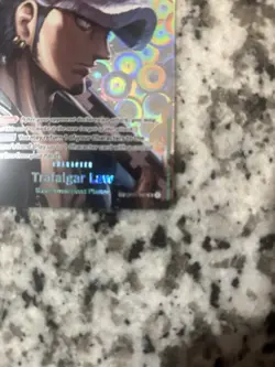 Trafalgar Law One Piece OP01 047 Romance Dawn Holo Foil Super Rare Near Mint - Image 3
