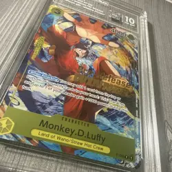 One Piece - TAG 10 - Monkey D. Luffy P-036 Pre-Release Winner Promo (US Seller - Image 3
