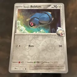 Steven's Beldum 143/182 Pokemon Card Pokemon TCG Holo - Image 1