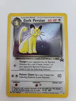 Pokemon TCG Dark Persian Wizards Black Star Promo Card 17/108 Holo ! - Image 1